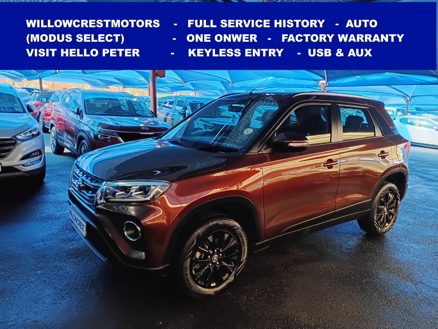 Toyota Urban Cruiser 1.5 Xs Auto