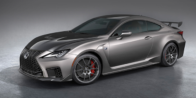 Silver-Grey-Lexus-RC-F-Coupe-Side-View
