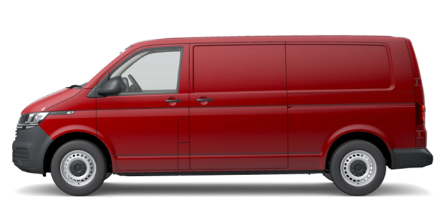 Slide profile of VW Transporter Panel Van
