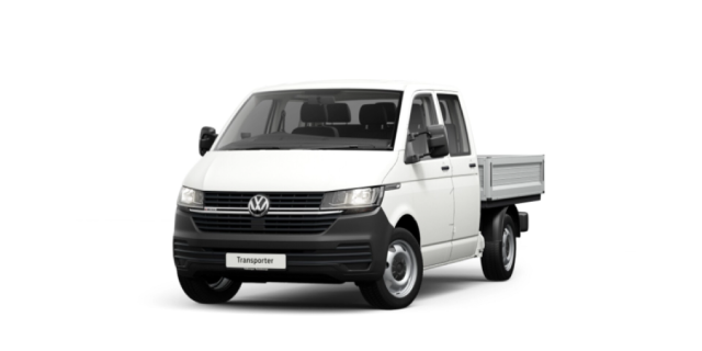 View of VW Transporter Double cab