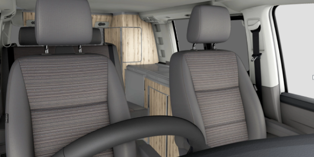 VW California captured from the inside